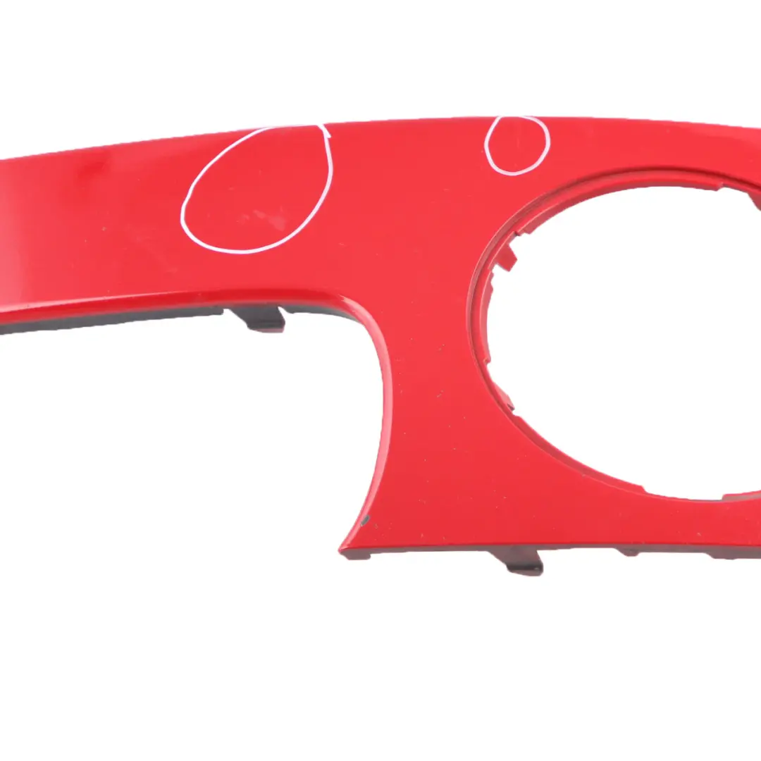 Blende Stossfänger Vorn Links Chili Red Rot - 851 für Mini Cooper R55 R56 R57 mit Teilenummer 0430225 Mini Cooper R55 R56 R57 Blende Stossfänger Vorn Links Chili Red Rot - 851 - SKU 0430225-CHRED - Teilenummer 0430225