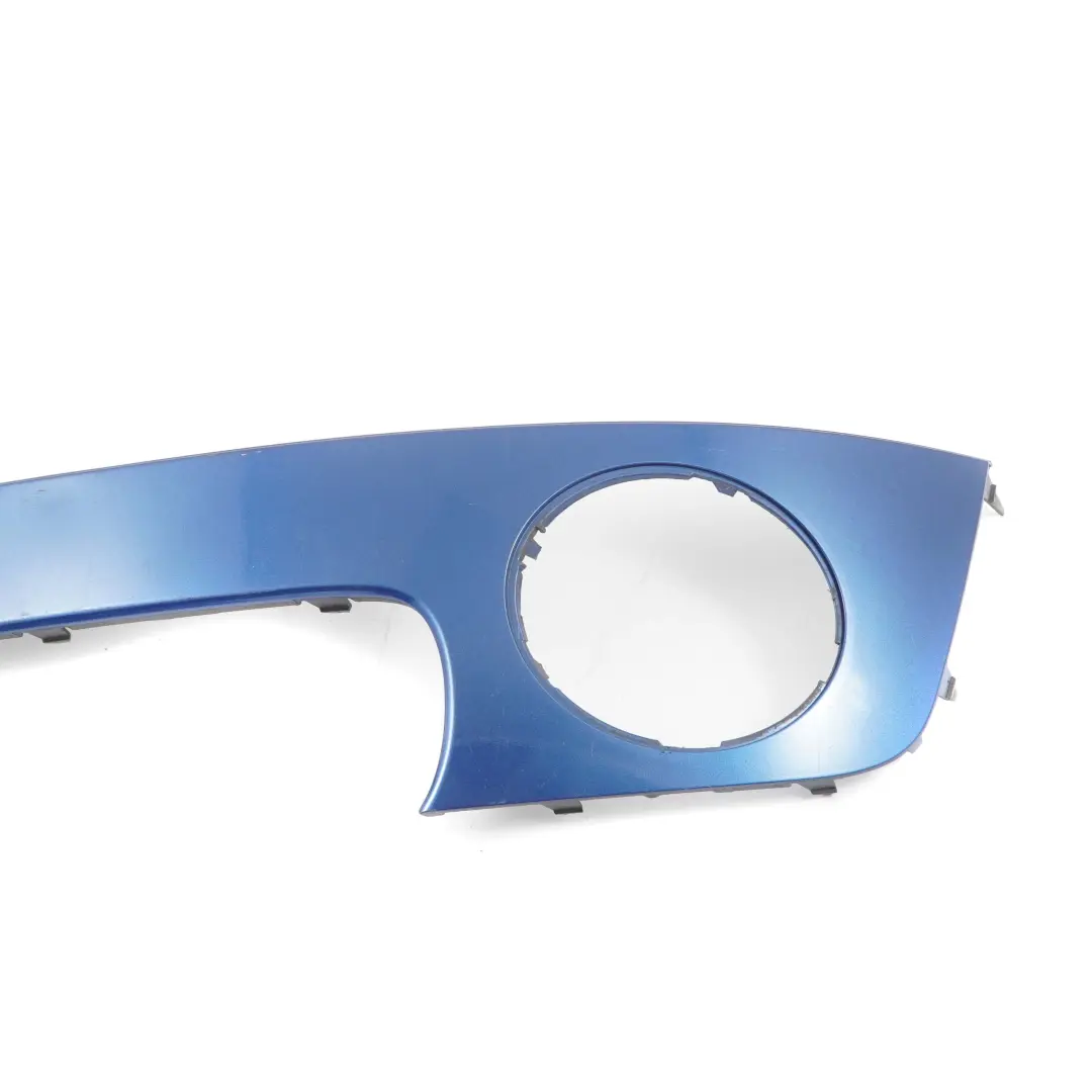 Mini Cooper One R55 R56 Stossfänger Vorn Blende Abdeckung Links Lightning Blue - SKU 0430225-LB1 - Teilenummer 0430225