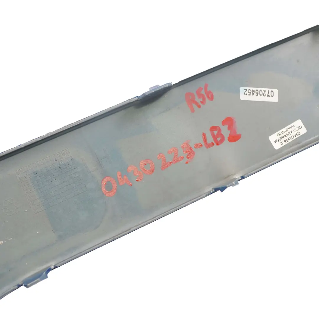 Stossfänger Vorn Blende Abdeckung Links Lightning Blue für Mini Cooper One R56 2 mit Teilenummer 0430225 Mini Cooper One R56 2 Stossfänger Vorn Blende Abdeckung Links Lightning Blue - SKU 0430225-LB2 - Teilenummer 0430225