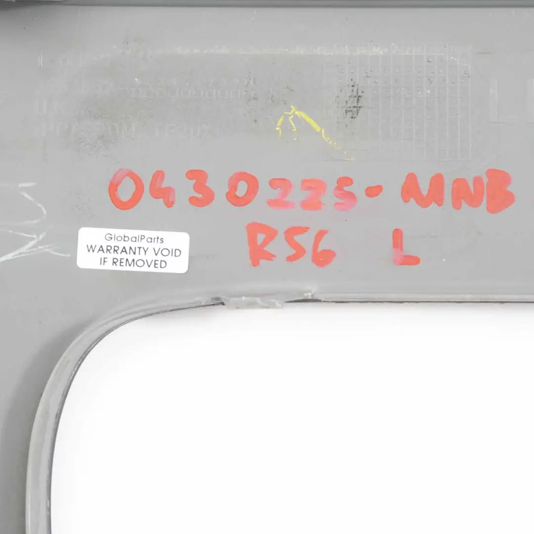 Mini R56 Osłona Listwa Zderzaka Halogenu Lewa - SKU 0430225-MNB - Numer Części 0430225