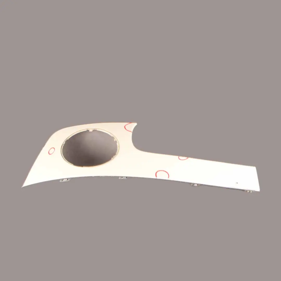 Panneau Garniture Pare-chocs Avant Gauche Pepper White pour Mini Cooper One R55 R56 à propos du numéro de pièce 0430225 Mini Cooper One R55 R56 Panneau Garniture Pare-chocs Avant Gauche Pepper White - SKU 0430225-PW1 - Numéro de pièce 0430225