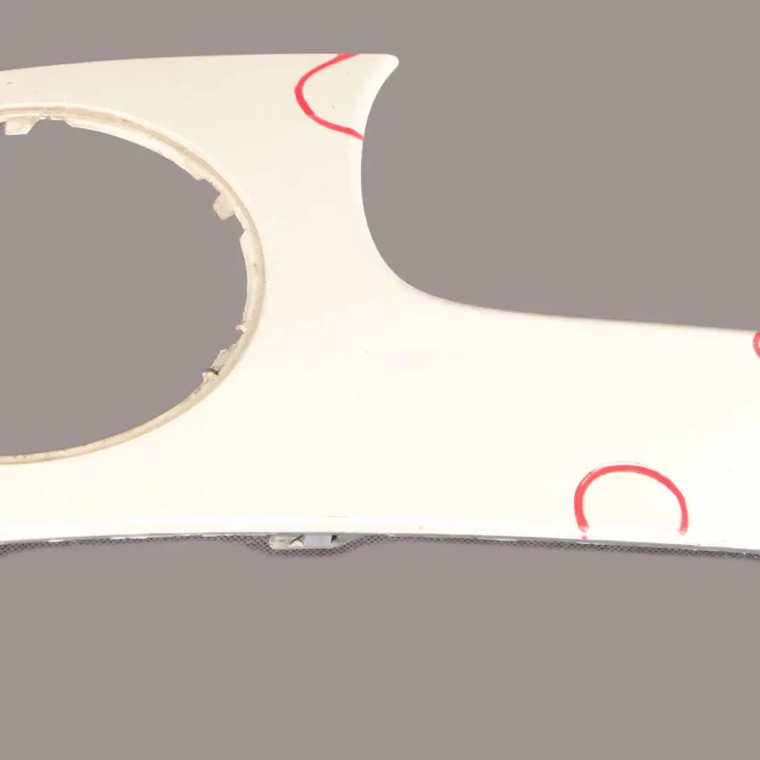 Paraurti Anteriore Sinistro Trim Panel Pepper White per Mini Cooper R55 R56 R57 con numero di parte 0430225 Mini Cooper R55 R56 R57 Paraurti Anteriore Sinistro Trim Panel Pepper White - SKU 0430225-PW1 - Numero di parte 0430225