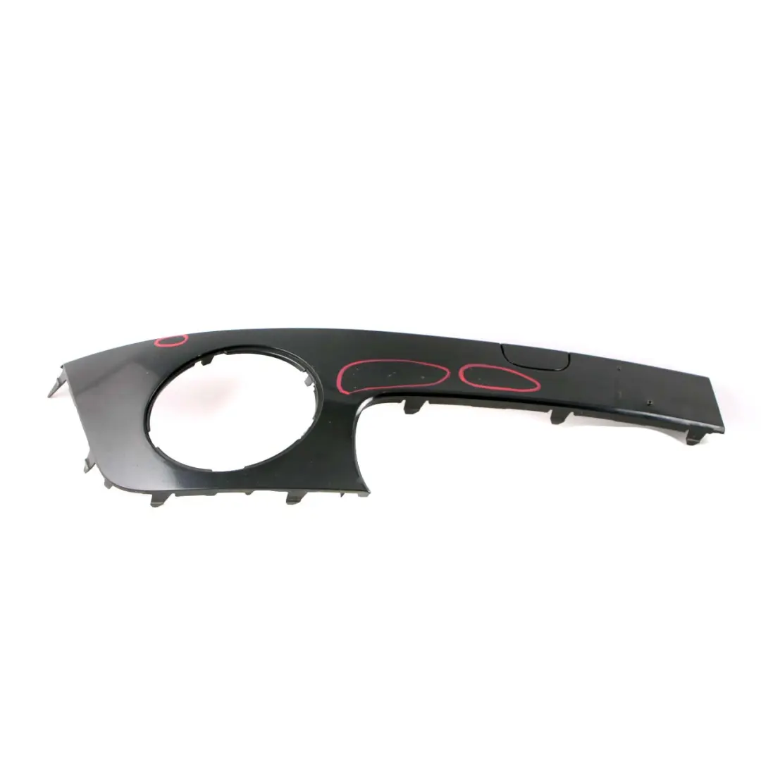 MINI Cooper One R55 R56 R57 Frontstoßstange Trim Panel rechts Astro Schwarz A25 - SKU 0430226-ASB - Teilenummer 0430226