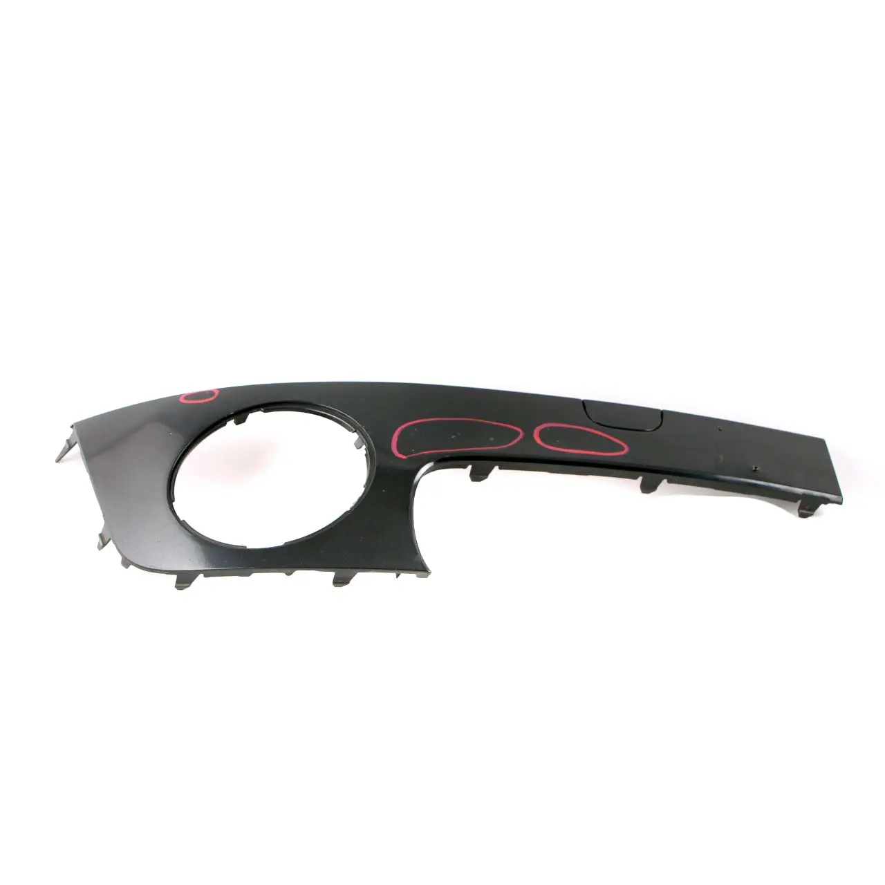MINI Cooper One R55 R56 R57 Garniture de pare-chocs avant droite Astro Black A25