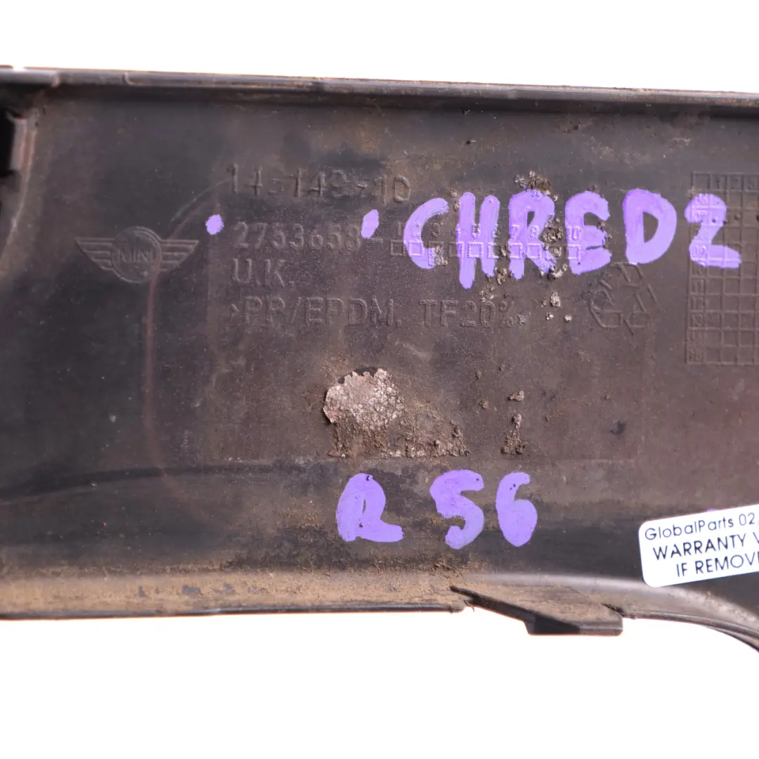 Front Bumper Trim Panel Right O/S Chili Red 851 2753658 to Mini Cooper R55 R56 R57 with Part number 0430226 Mini Cooper R55 R56 R57 Front Bumper Trim Panel Right O/S Chili Red 851 2753658 - SKU 0430226-CHRED2 - Part number 0430226