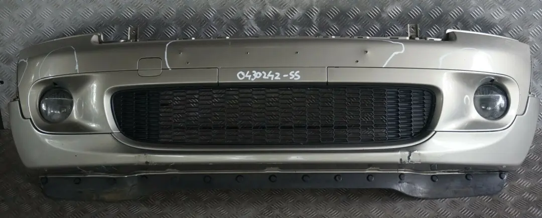 Paragolpes delantero completo Sparkling Silver para Mini Cooper S R55 R56 R57 con número de pieza 0430242 Mini Cooper S R55 R56 R57 Paragolpes delantero completo Sparkling Silver - SKU 0430242-SS - Número de pieza 0430242