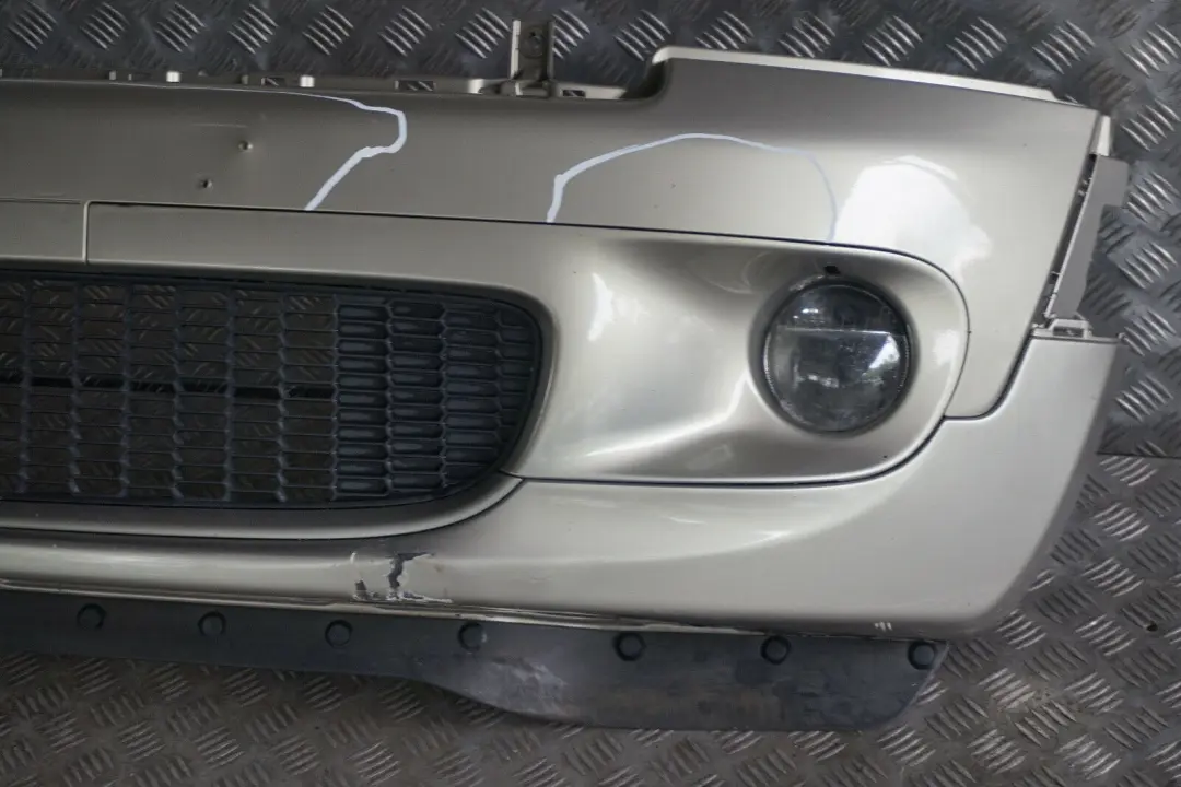 BMW Mini R55 R56 R57 Cooper S Stossfänger Vorn Sparkling Silver Silber - A60 - SKU 0430242-SS - Teilenummer 0430242
