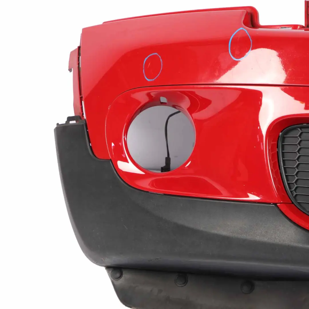Mini Cooper S R55 R56 R57 Front Bumper Trim Panel Chili Red - 851 - SKU 0430242-CHRED - Part number 0430242