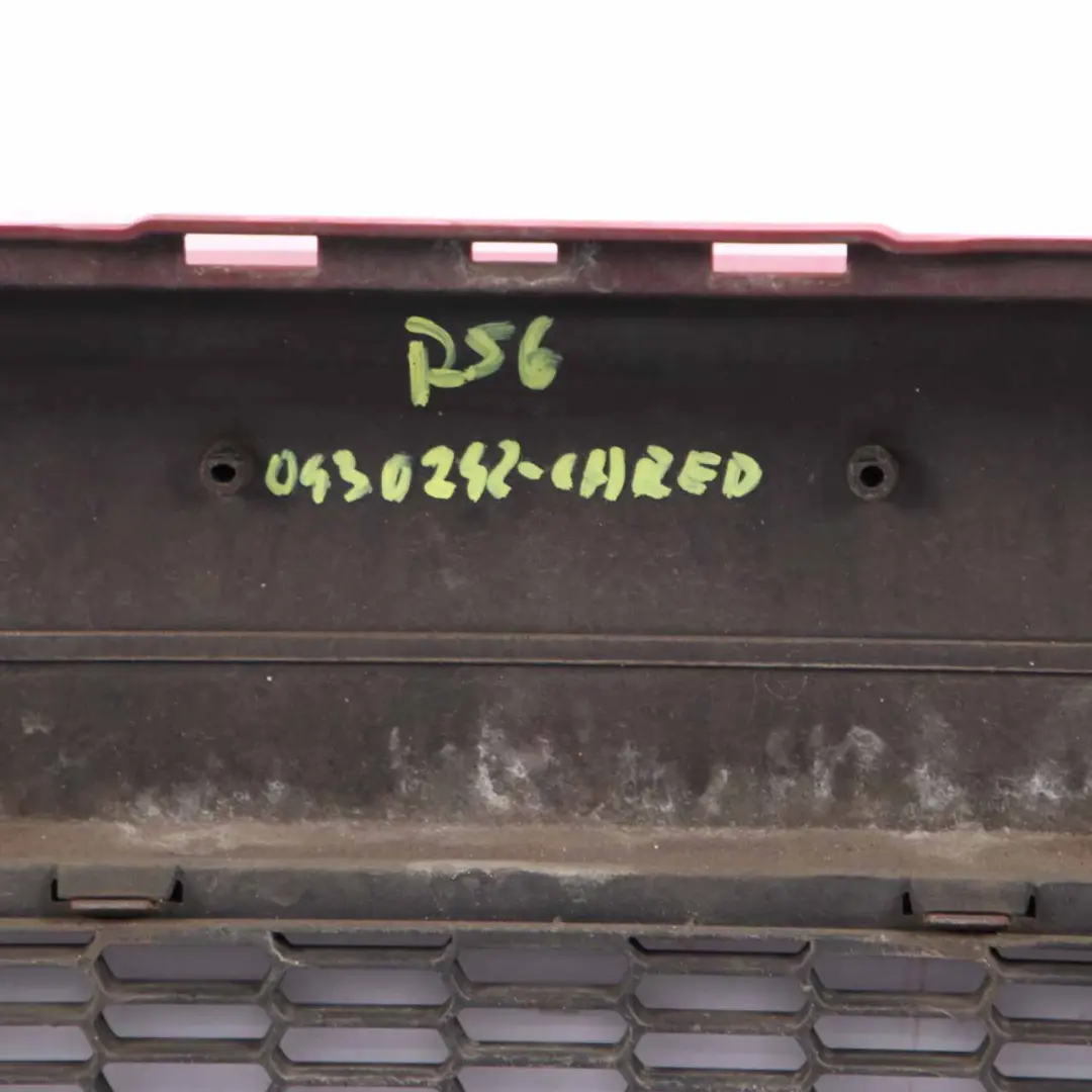 Front Bumper Trim Panel Chili Red - 851 to Mini Cooper S R55 R56 R57 with Part number 0430242 Mini Cooper S R55 R56 R57 Front Bumper Trim Panel Chili Red - 851 - SKU 0430242-CHRED - Part number 0430242