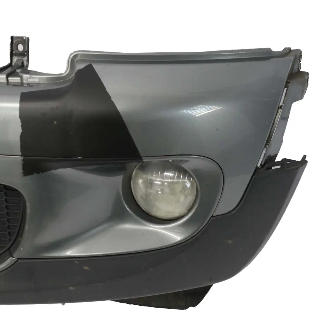 Mini Cooper S R55 R56 R57 3 Complete Front Bumper Trim Panel Dark Silver - 871 - SKU 0430242-DS3 - Part number 0430242
