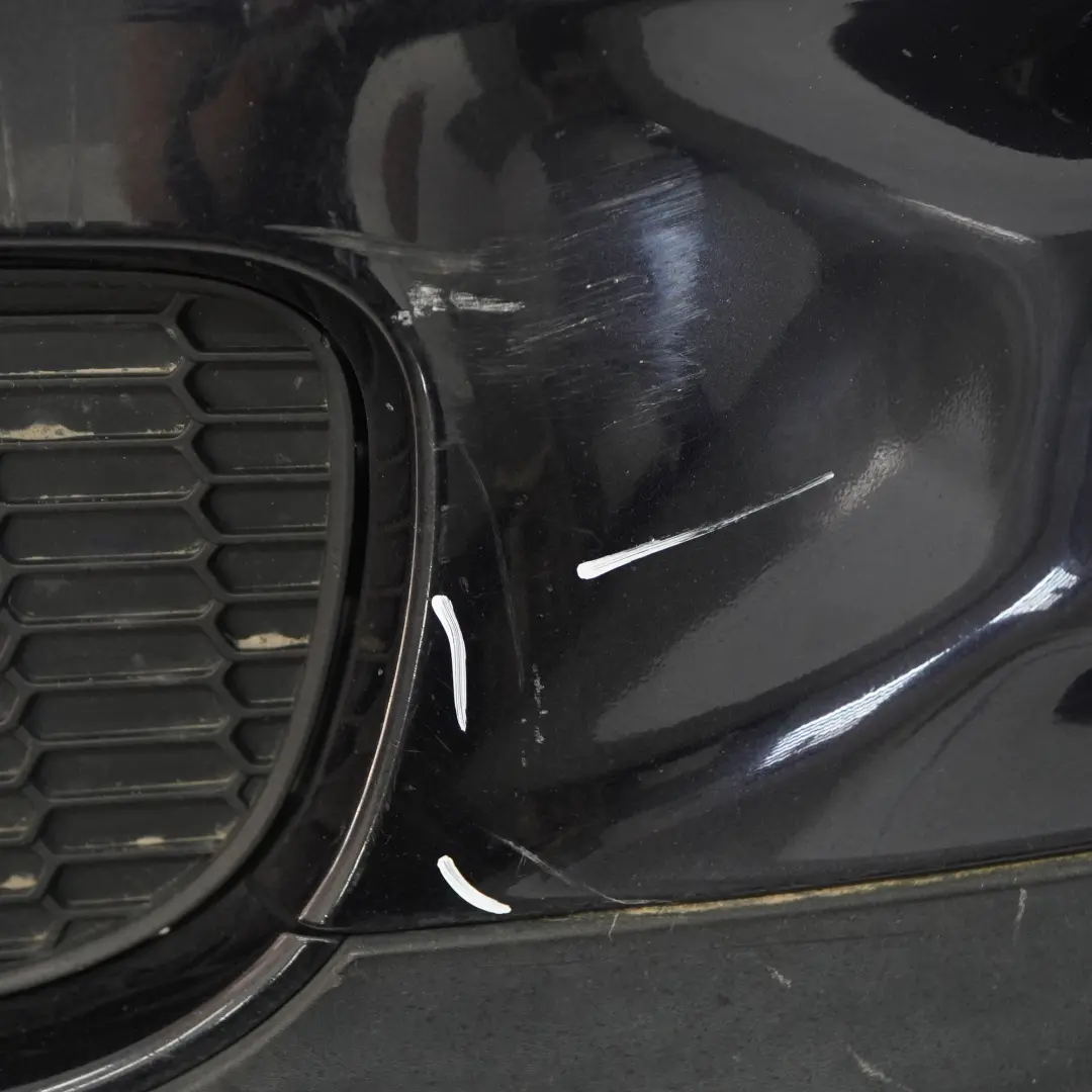 Mini R55 R56 Front Bumper Cooper S Trim Panel Midnight Black Metallic - A94 - SKU 0430242-MNB1 - Part number 0430242