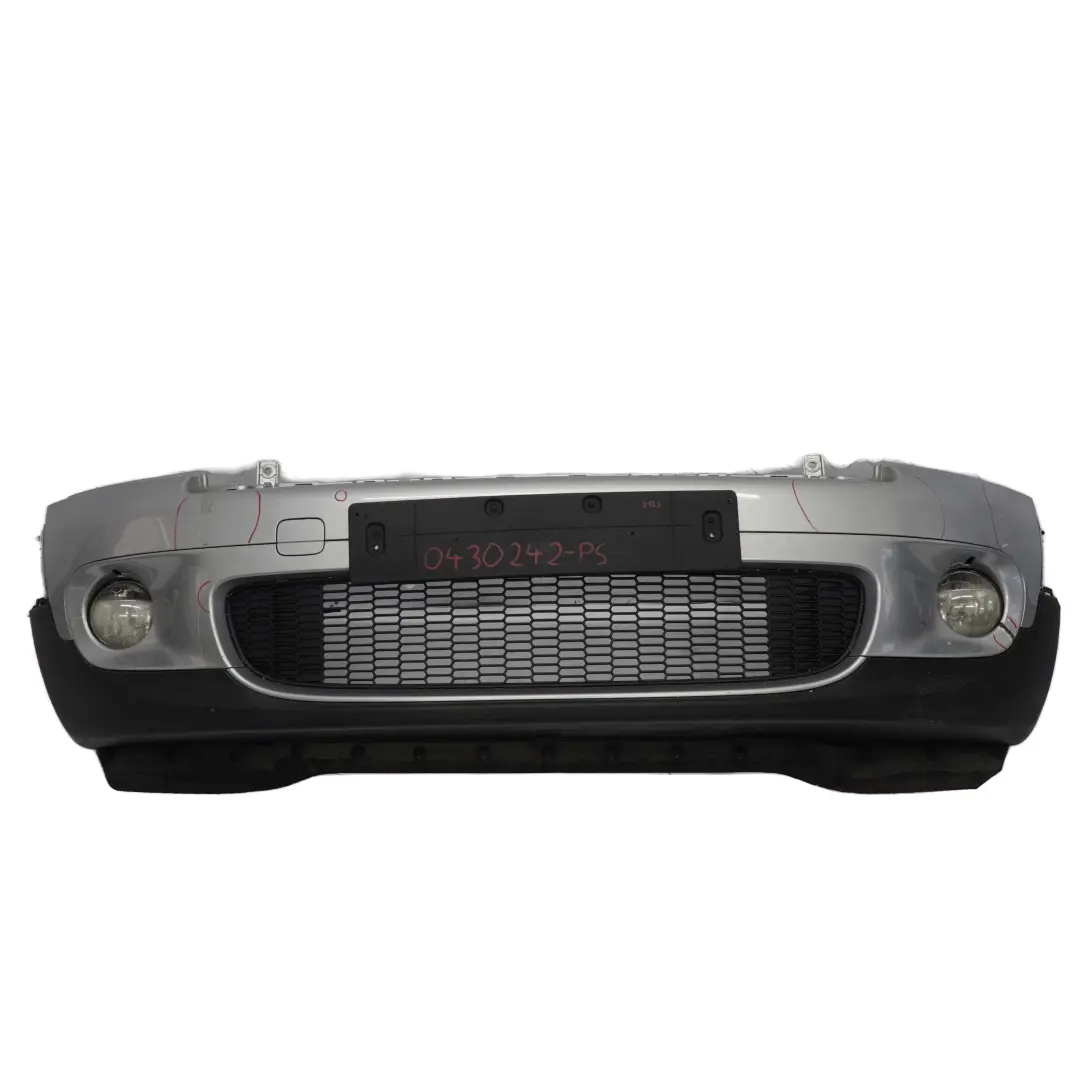 Mini Cooper S R55 R56 R57 Complete Front Bumper Trim Panel Pure Silver - 900 - SKU 0430242-PS - Part number 0430242