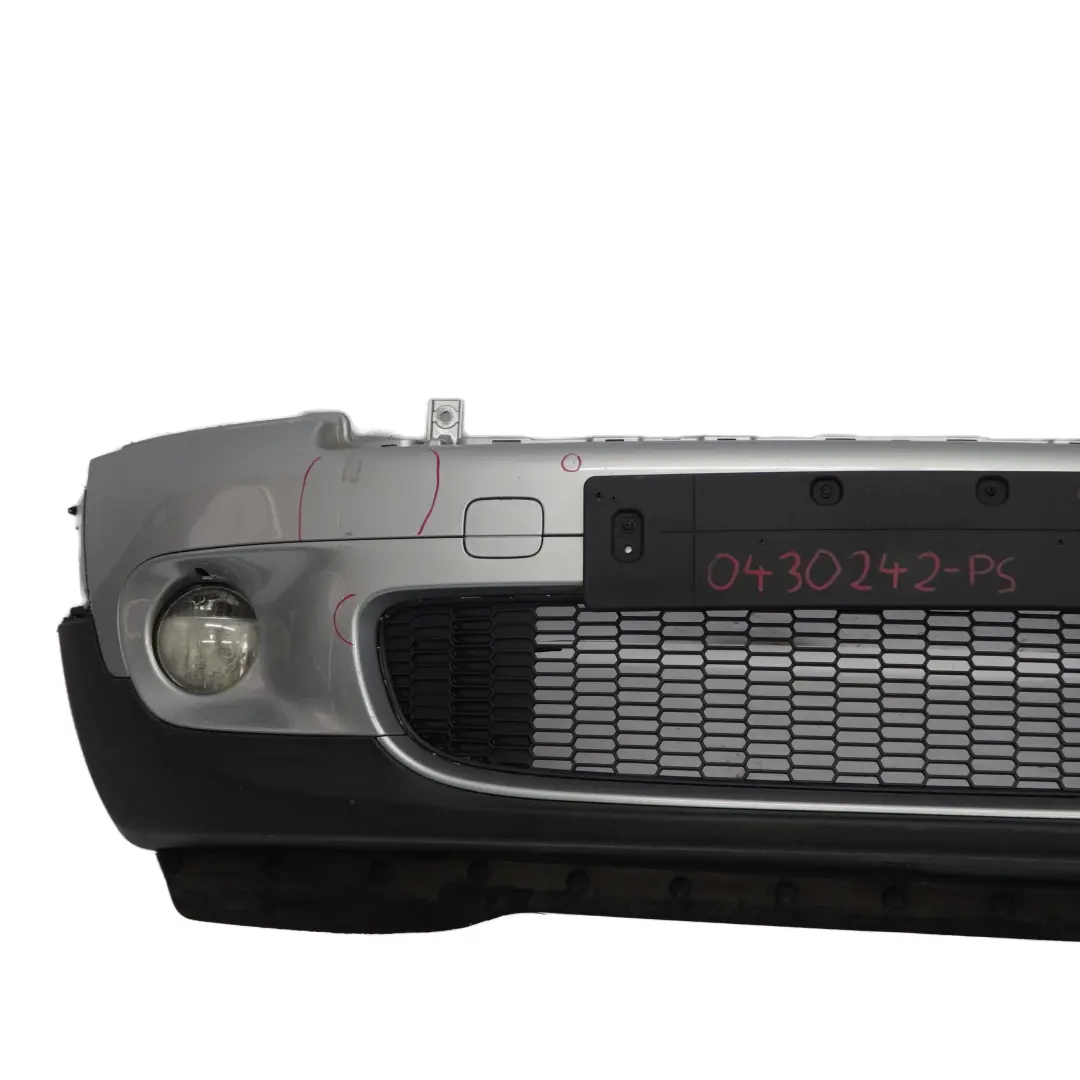 Mini Cooper S R55 R56 R57 Complete Front Bumper Trim Panel Pure Silver - 900 - SKU 0430242-PS - Part number 0430242