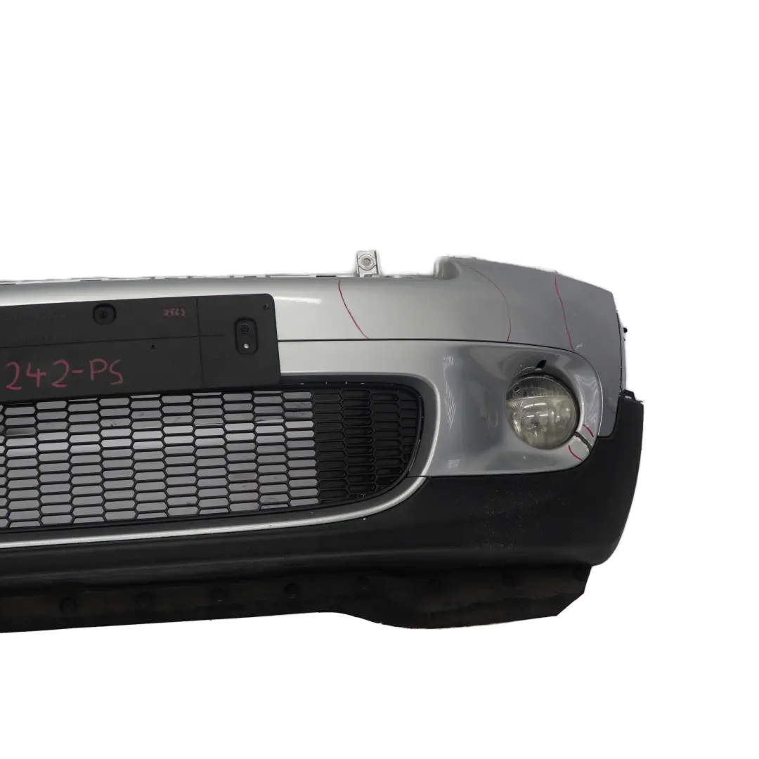 Complete Front Bumper Trim Panel Pure Silver - 900 to Mini Cooper S R55 R56 R57 with Part number 0430242 Mini Cooper S R55 R56 R57 Complete Front Bumper Trim Panel Pure Silver - 900 - SKU 0430242-PS - Part number 0430242