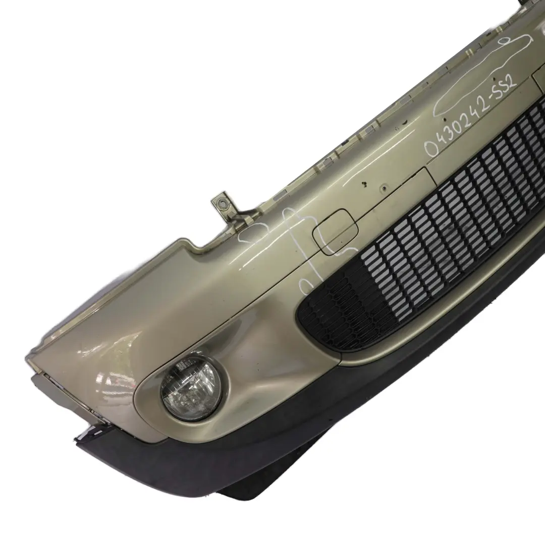 Complete Front Bumper Trim Panel Sparkling Silver A60 to Mini Cooper S R55 R56 with Part number 0430242 Mini Cooper S R55 R56 Complete Front Bumper Trim Panel Sparkling Silver A60 - SKU 0430242-SS2 - Part number 0430242
