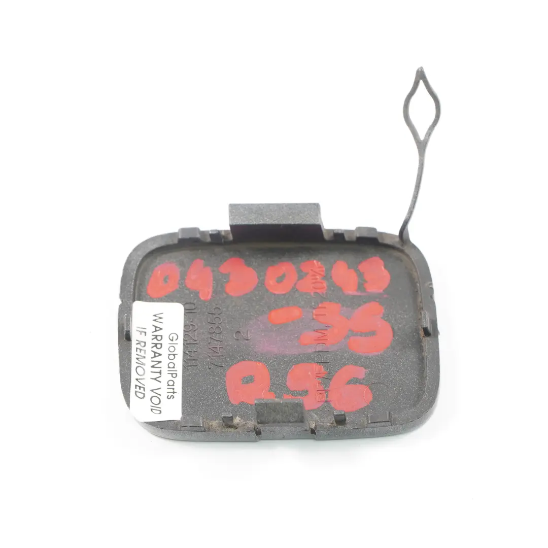 Mini Cooper R55 R56 Cover Flap Towing Eye Bumper Sparkling Silver A60 7147855 - SKU 0430243-SS - Part number 0430243