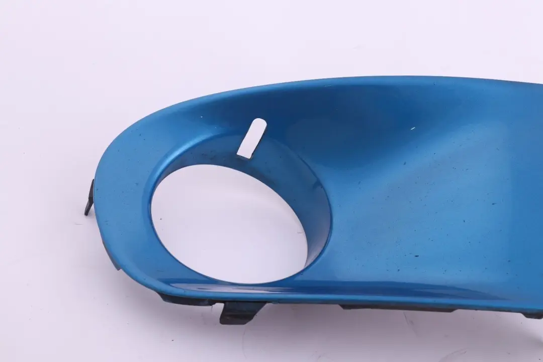 Front Bumper Trim Panel Right O/S Laser Blue to Mini Cooper S R55 R56 R57 with Part number 430244 Mini Cooper S R55 R56 R57 Front Bumper Trim Panel Right O/S Laser Blue - SKU 0430244-LAB - Part number 430244