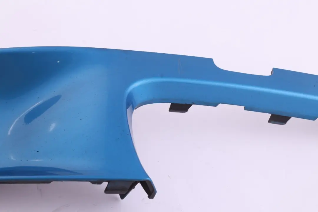 Front Bumper Trim Panel Right O/S Laser Blue to Mini Cooper S R55 R56 R57 with Part number 430244 Mini Cooper S R55 R56 R57 Front Bumper Trim Panel Right O/S Laser Blue - SKU 0430244-LAB - Part number 430244