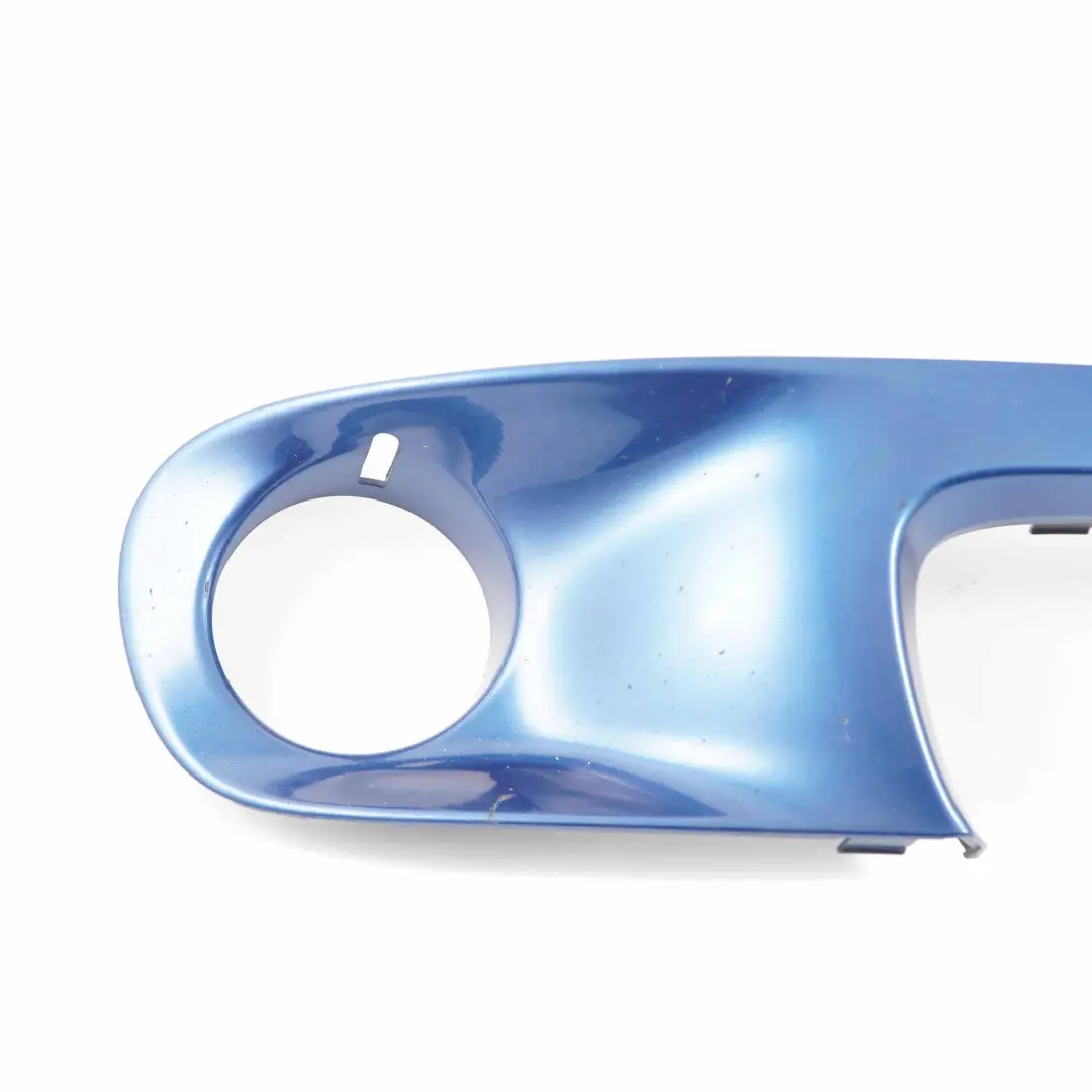 Front Bumper Trim Right O/S Lightning Blue A63 2751564 to Mini Cooper S R55 R56 R57 with Part number 0430244 Mini Cooper S R55 R56 R57 Front Bumper Trim Right O/S Lightning Blue A63 2751564 - SKU 0430244-LB1 - Part number 0430244