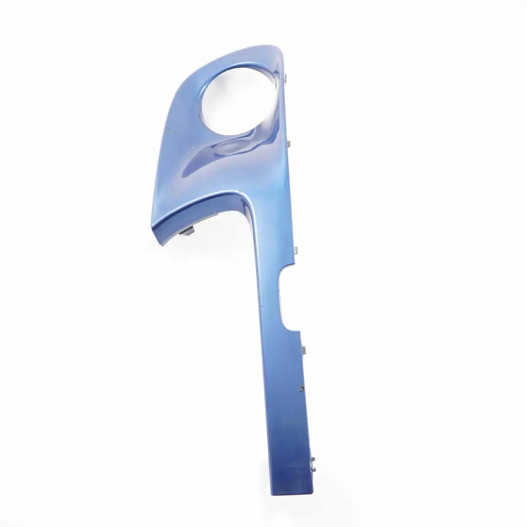Front Bumper Trim Right O/S Lightning Blue A63 2751564 to Mini Cooper S R55 R56 R57 with Part number 0430244 Mini Cooper S R55 R56 R57 Front Bumper Trim Right O/S Lightning Blue A63 2751564 - SKU 0430244-LB1 - Part number 0430244