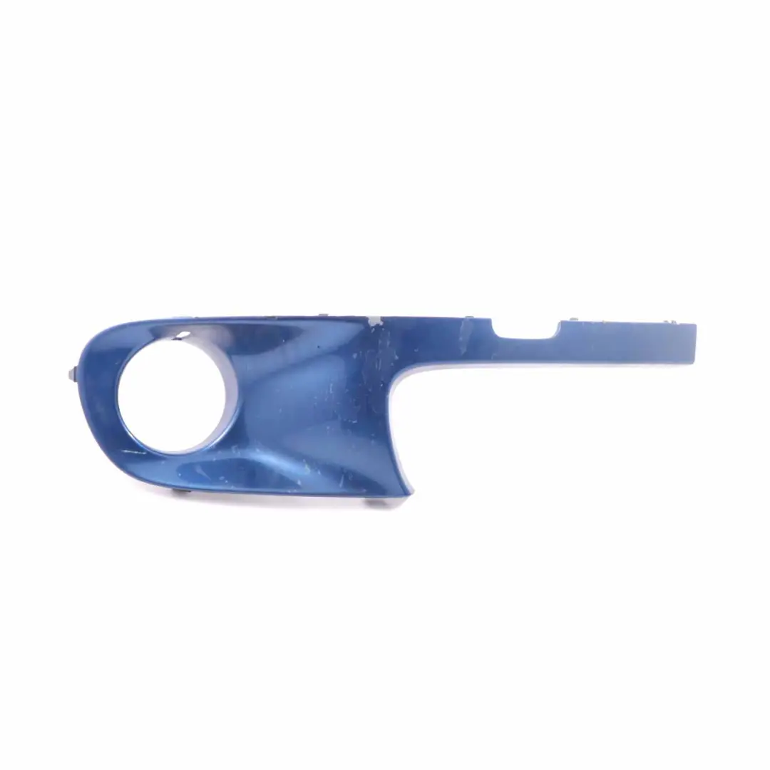Mini Cooper S R55 R56 R57 Front Bumper Trim Right O/S Lightning Blue A63 2751564 - SKU 0430244-LB2 - Part number 0430244