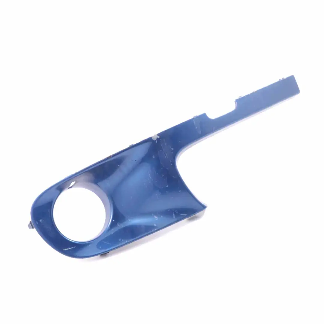 Front Bumper Trim Right O/S Lightning Blue A63 2751564 to Mini Cooper S R55 R56 R57 with Part number 0430244 Mini Cooper S R55 R56 R57 Front Bumper Trim Right O/S Lightning Blue A63 2751564 - SKU 0430244-LB2 - Part number 0430244