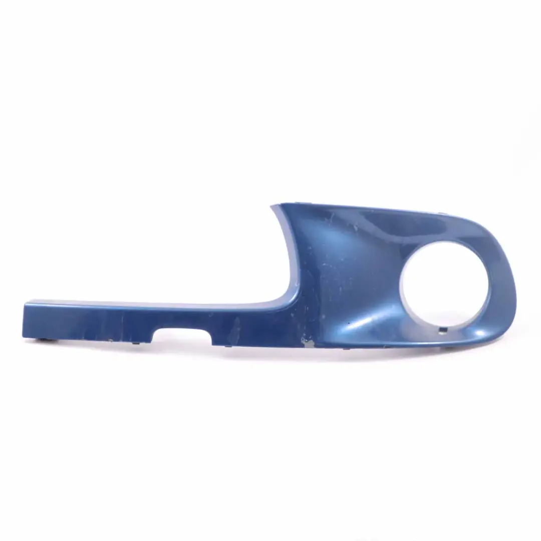 Front Bumper Trim Right O/S Lightning Blue A63 2751564 to Mini Cooper S R55 R56 R57 with Part number 0430244 Mini Cooper S R55 R56 R57 Front Bumper Trim Right O/S Lightning Blue A63 2751564 - SKU 0430244-LB2 - Part number 0430244