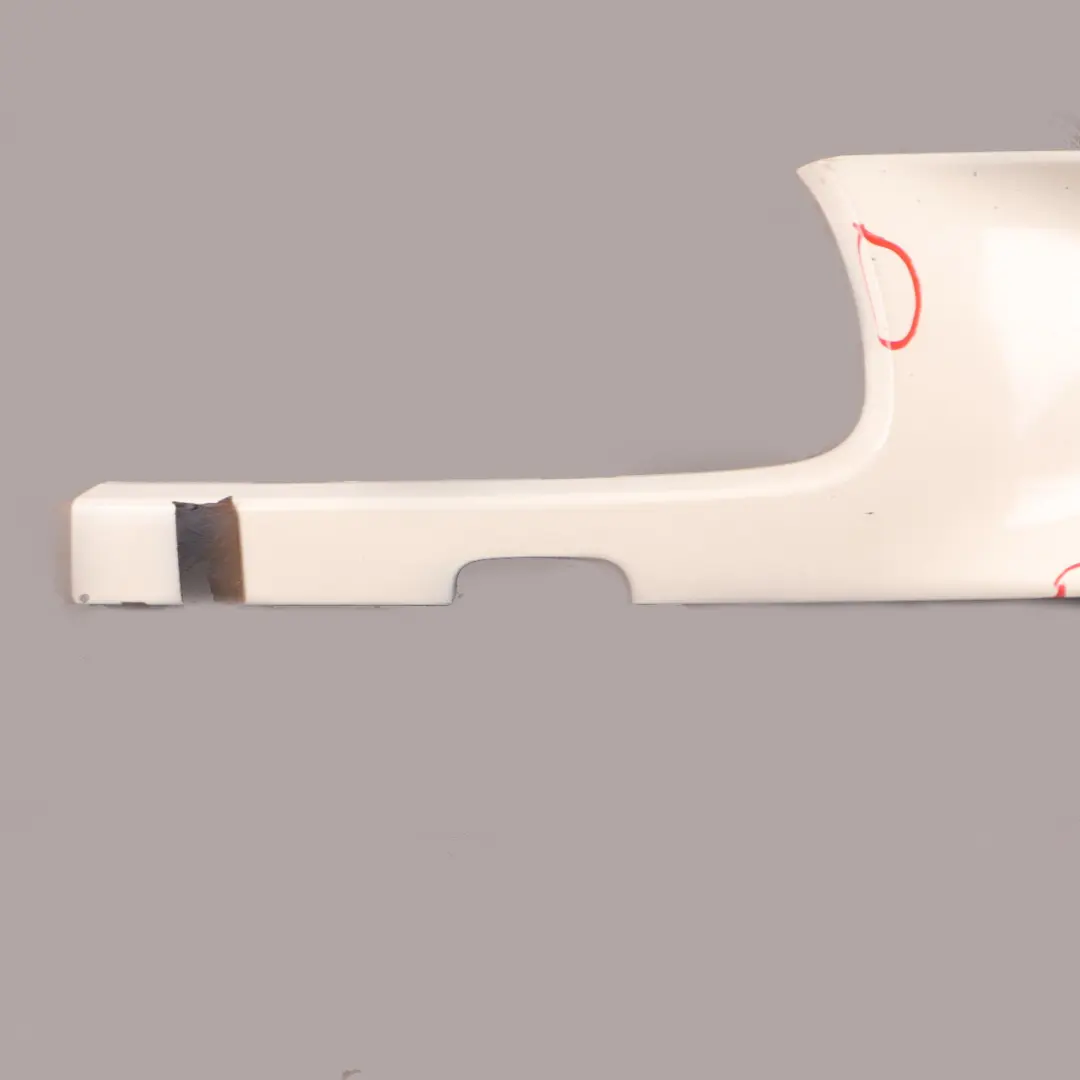 Front Bumper Trim Panel Right O/S Pepper White - 850 to Mini Cooper S R55 R56 R57 with Part number 0430244 Mini Cooper S R55 R56 R57 Front Bumper Trim Panel Right O/S Pepper White - 850 - SKU 0430244-PW1 - Part number 0430244