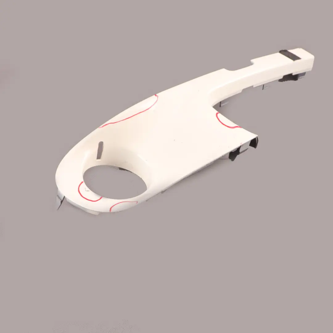 Front Bumper Trim Panel Right O/S Pepper White - 850 to Mini Cooper S R55 R56 R57 with Part number 0430244 Mini Cooper S R55 R56 R57 Front Bumper Trim Panel Right O/S Pepper White - 850 - SKU 0430244-PW1 - Part number 0430244