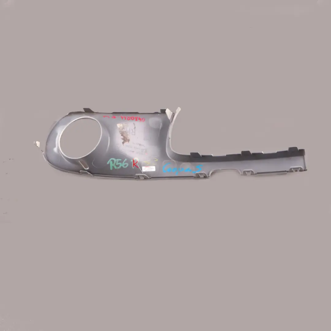 Mini Cooper S R55 R56 R57 Front Bumper Trim Panel Right O/S Pepper White - 850 - SKU 0430244-PW1 - Part number 0430244
