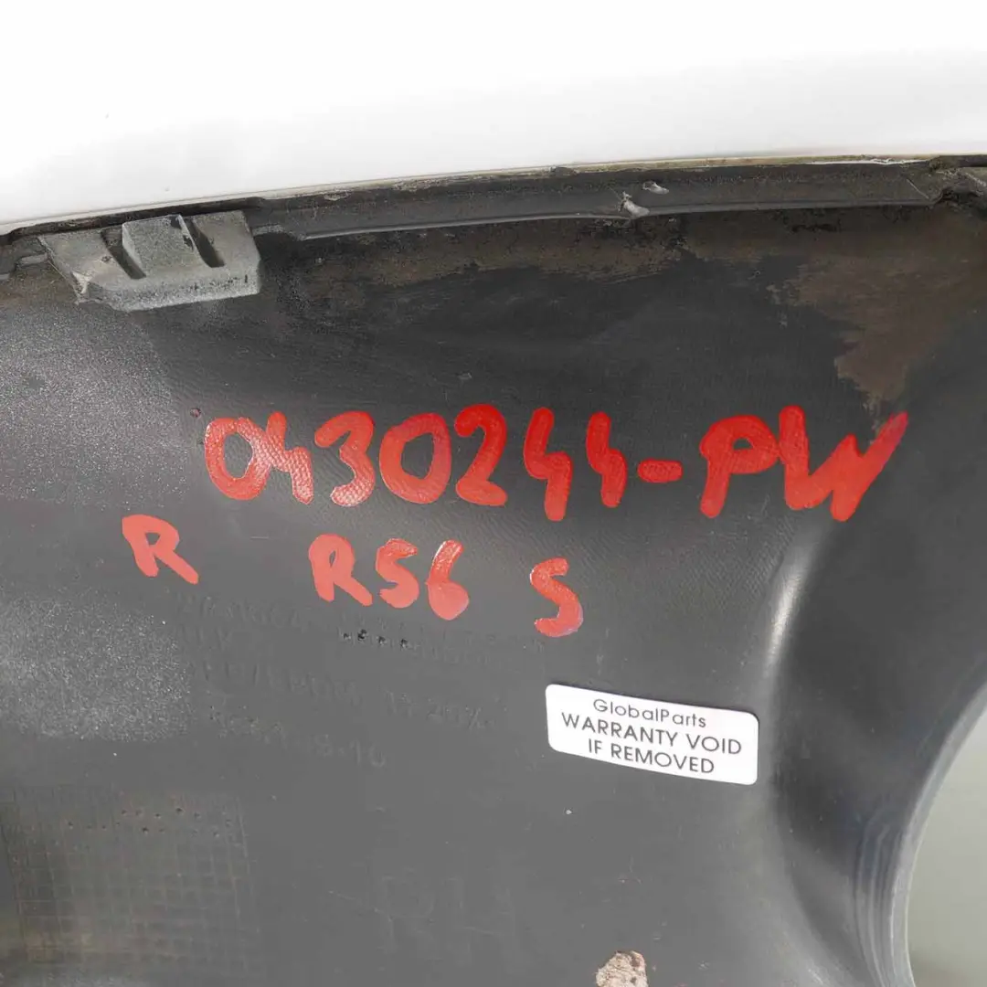 Mini Cooper S R55 R56 R57 Paraurti Anteriore Apertura Destra Pepe Bianco - SKU 0430244-PW - Numero di parte 0430244