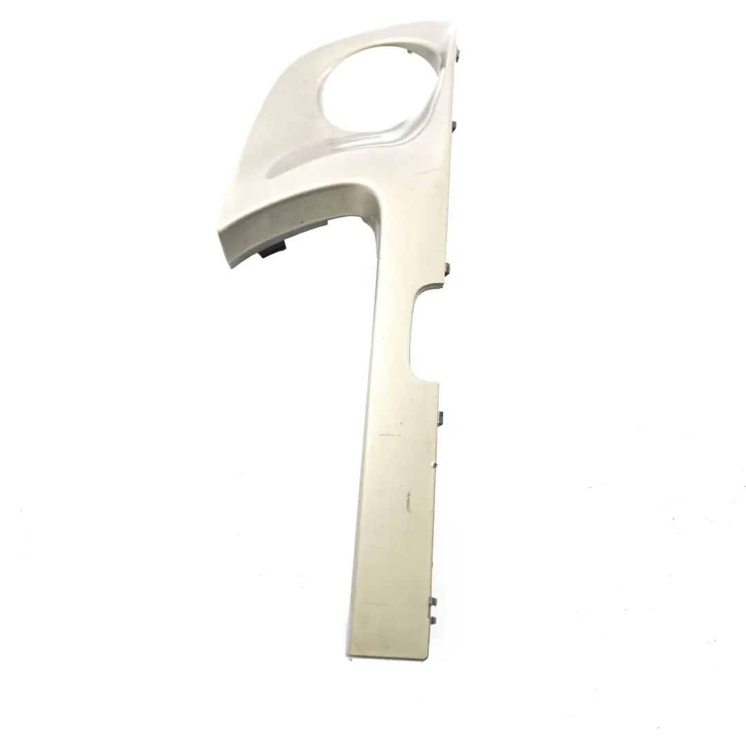 Front Bumper Trim Panel Right O/S Sparkling Silver A60 to Mini Cooper S R55 R56 with Part number 0430244 Mini Cooper S R55 R56 Front Bumper Trim Panel Right O/S Sparkling Silver A60 - SKU 0430244-SS1 - Part number 0430244