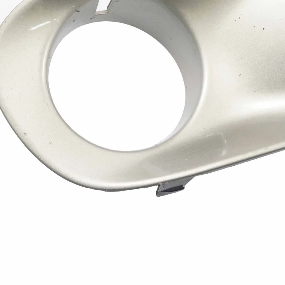 Front Bumper Trim Panel Right O/S Sparkling Silver A60 to Mini Cooper S R55 R56 with Part number 0430244 Mini Cooper S R55 R56 Front Bumper Trim Panel Right O/S Sparkling Silver A60 - SKU 0430244-SS - Part number 0430244