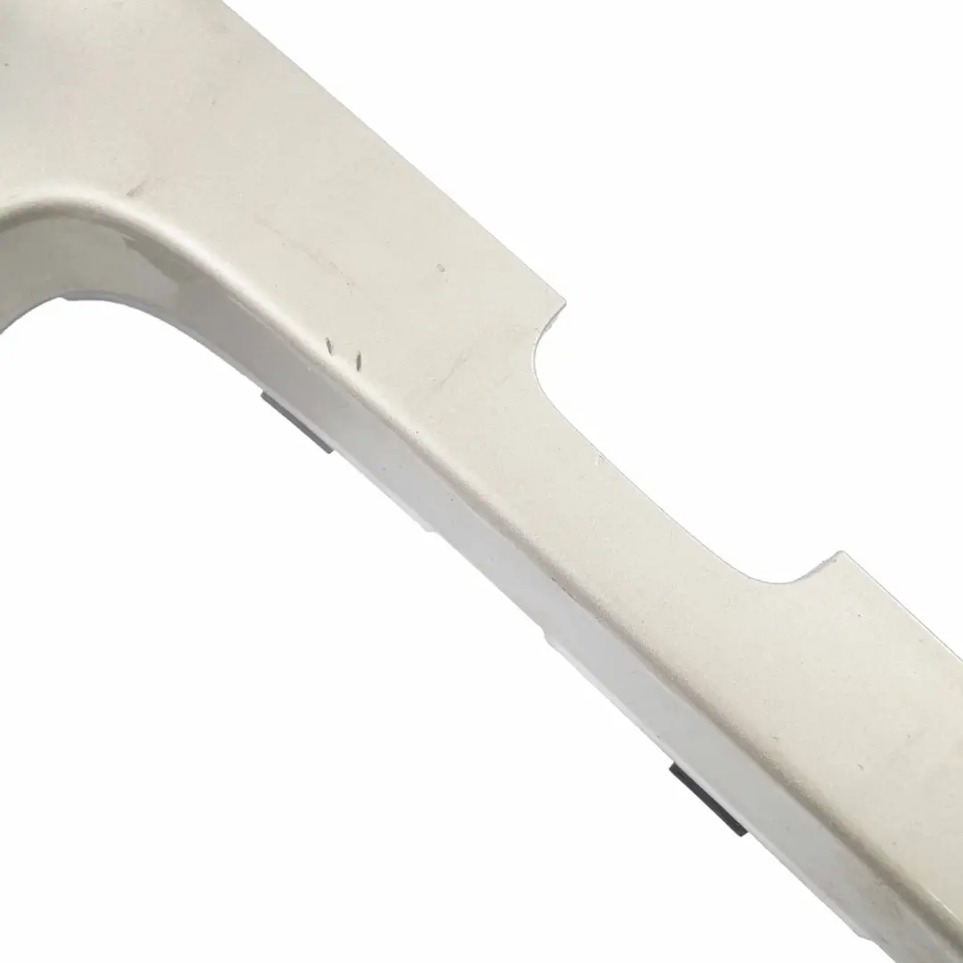 Front Bumper Trim Panel Right O/S Sparkling Silver A60 to Mini Cooper S R55 R56 with Part number 0430244 Mini Cooper S R55 R56 Front Bumper Trim Panel Right O/S Sparkling Silver A60 - SKU 0430244-SS - Part number 0430244