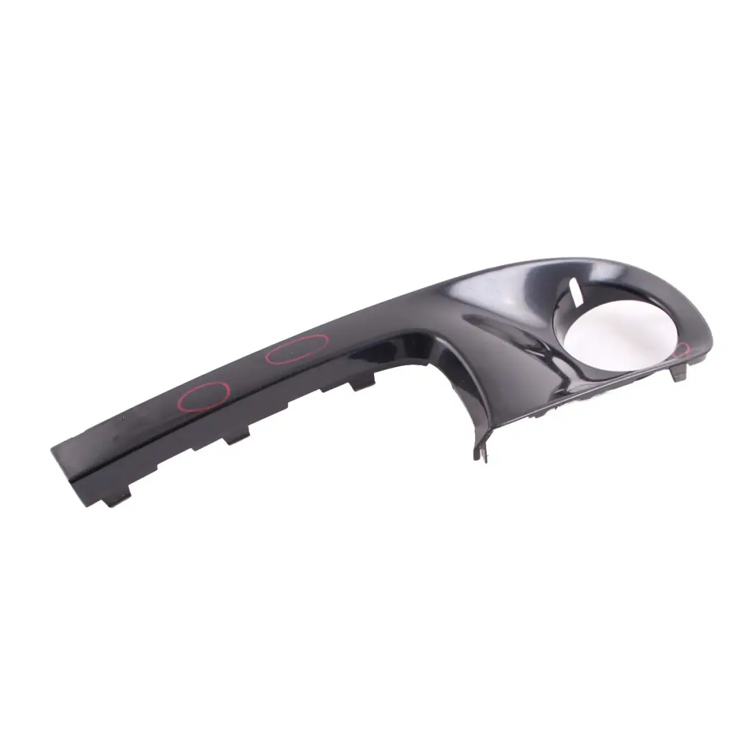 Mini Cooper S R55 R56 2 Stoßstange Zierleiste Blende Abdeckung Links Astro Black - SKU 0430245-ASB2 - Teilenummer 0430245