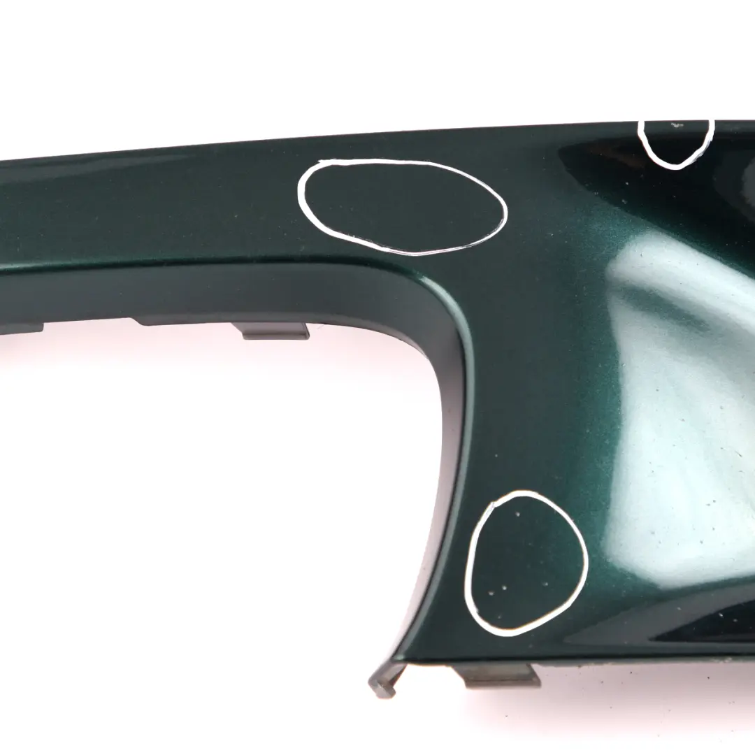 Front Bumper Left N/S Trim Panel British Racing Green A67 to Mini R56 with Part number 0430245 Mini R56 Front Bumper Left N/S Trim Panel British Racing Green A67 - SKU 0430245-BRG1 - Part number 0430245