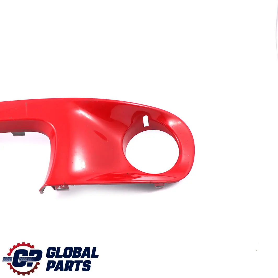 Mini Cooper S R55 R56 Front Bumper Trim Panel Cover Left N/S Chili Red - 851 - SKU 0430245-CHRED2 - Part number 2751563