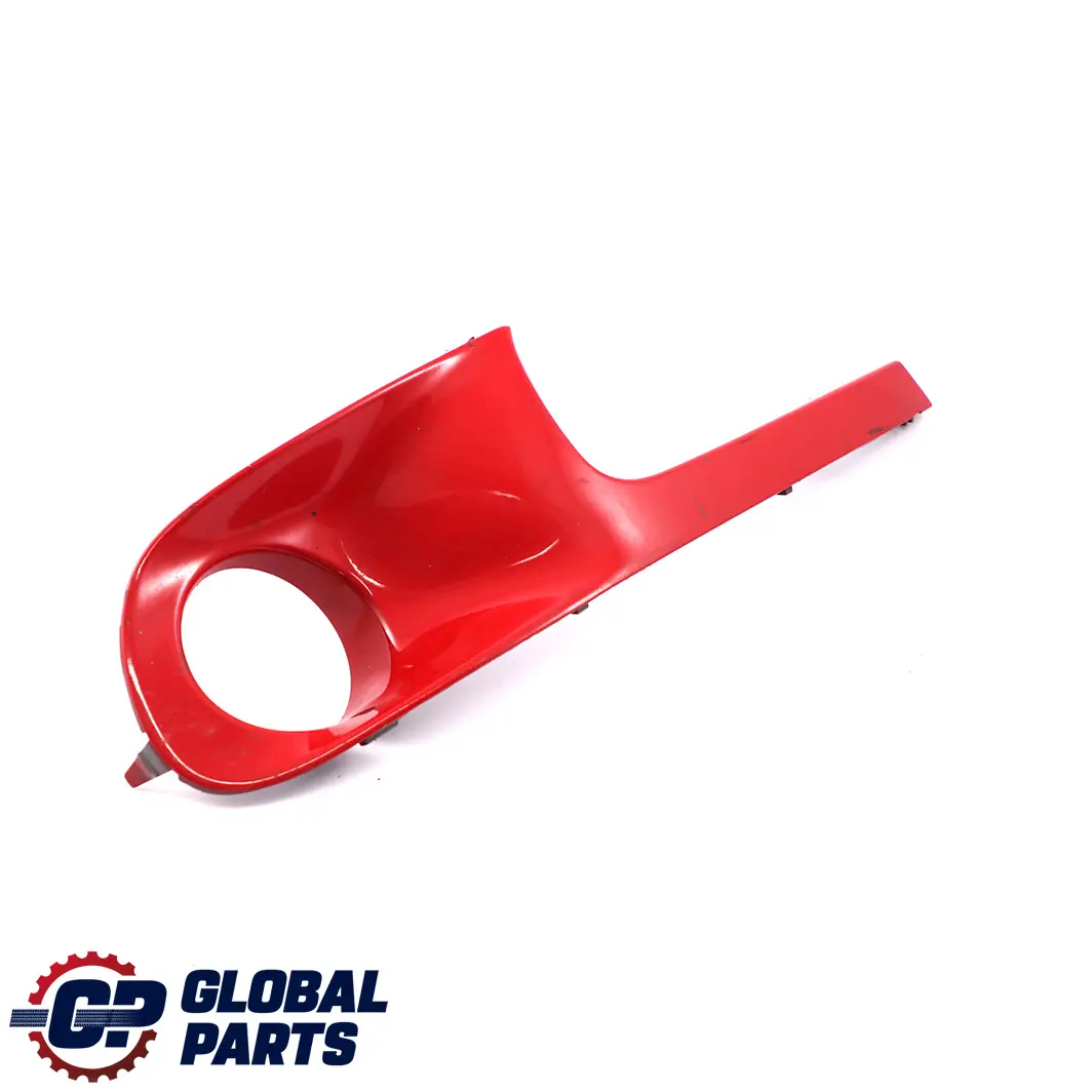 Front Bumper Trim Panel Cover Left N/S Chili Red - 851 to Mini Cooper S R55 R56 with Part number 2751563 Mini Cooper S R55 R56 Front Bumper Trim Panel Cover Left N/S Chili Red - 851 - SKU 0430245-CHRED2 - Part number 2751563