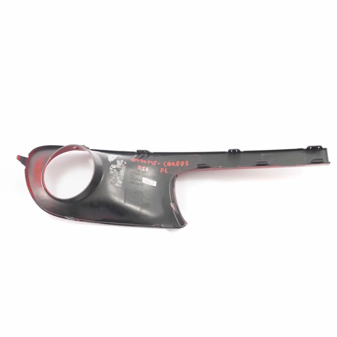Mini Cooper S R55 R56 Front Bumper Trim Cover Left N/S Chili Red - 851 2751563 - SKU 0430245-CHRED3 - Part number 0430245