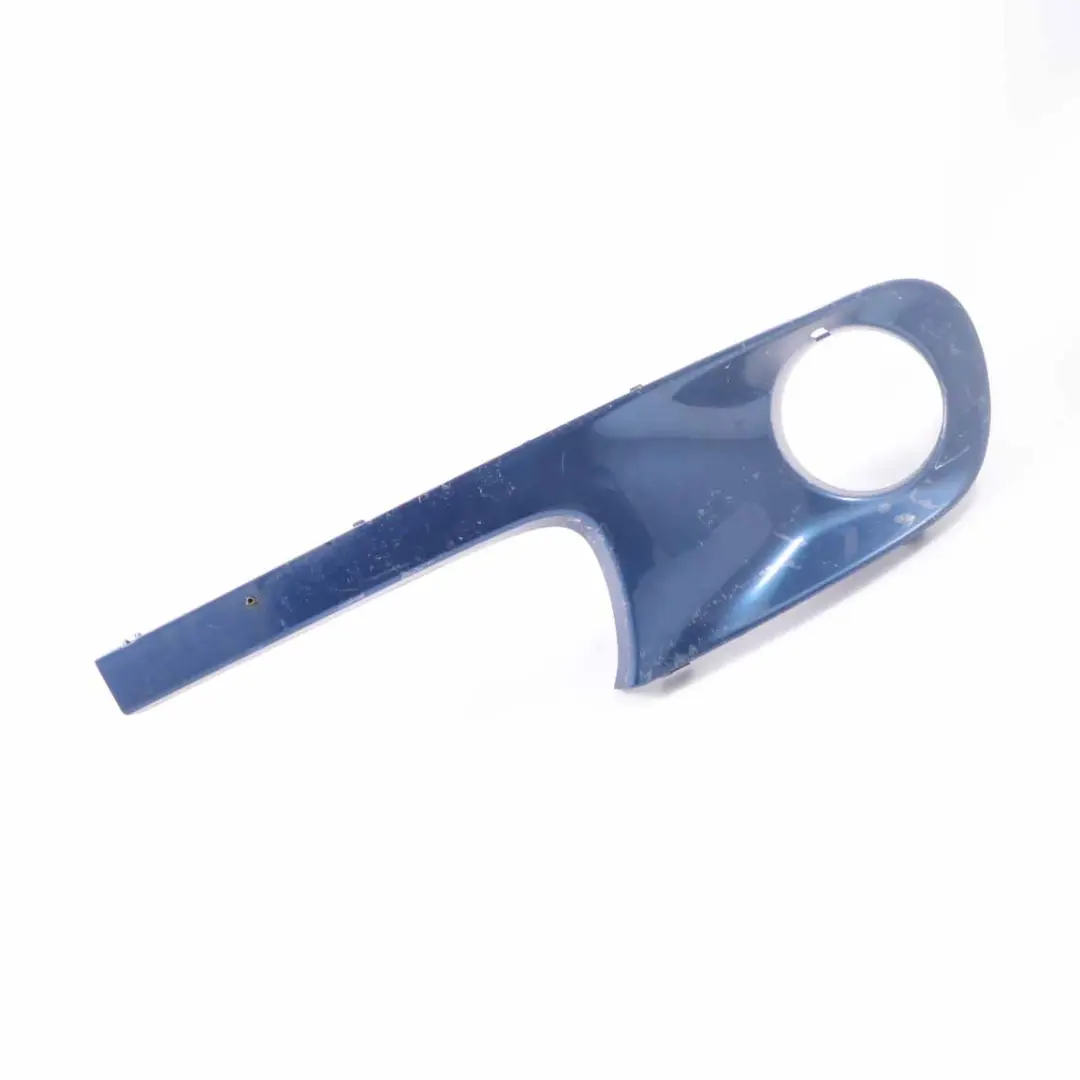 Frontstoßstange links Trim Lightning Blue - A63 2751563 für Mini Cooper S R55 R56 mit Teilenummer 0430245 Mini Cooper S R55 R56 Frontstoßstange links Trim Lightning Blue - A63 2751563 - SKU 0430245-LB - Teilenummer 0430245