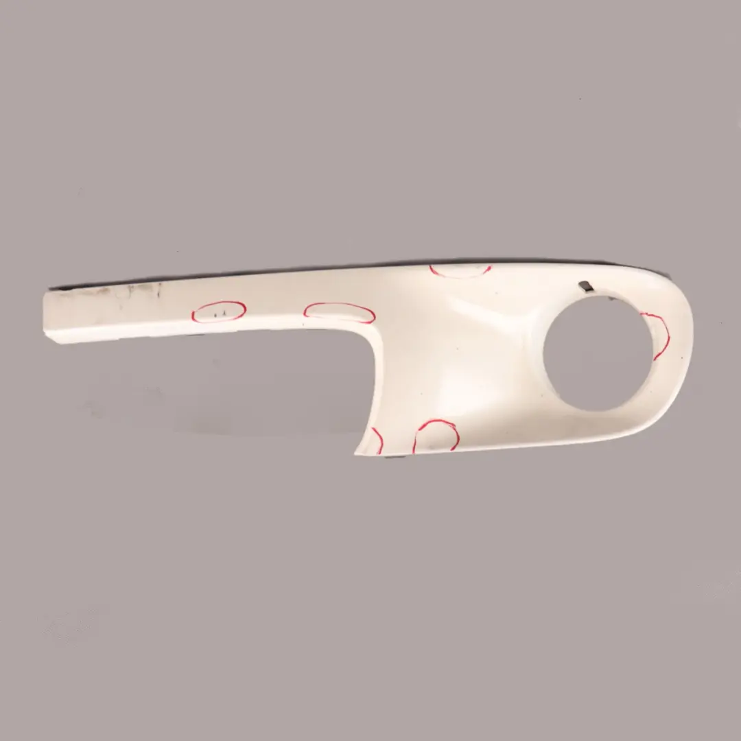 Mini Cooper S R55 R56 Front Bumper Left N/S Trim Panel Pepper White - 850 - SKU 0430245-PW - Part number 0430245
