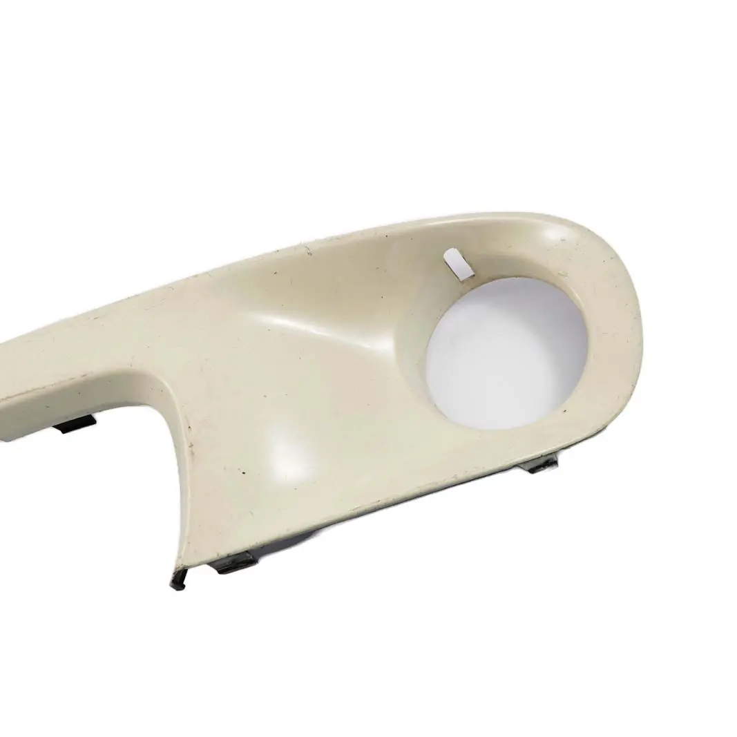 Front Bumper Left N/S Trim Panel Cover Pepper White - 850 to Mini Cooper S R55 R56 with Part number 0430245 Mini Cooper S R55 R56 Front Bumper Left N/S Trim Panel Cover Pepper White - 850 - SKU 0430245-PW2 - Part number 0430245