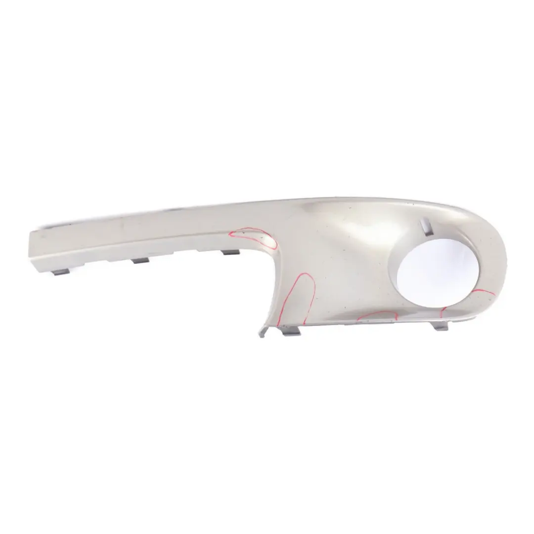 Mini Cooper S R55 R56 Front Bumper Left N/S Trim Panel Sparkling Silver 2751563 - SKU 0430245-SS - Part number 0430245