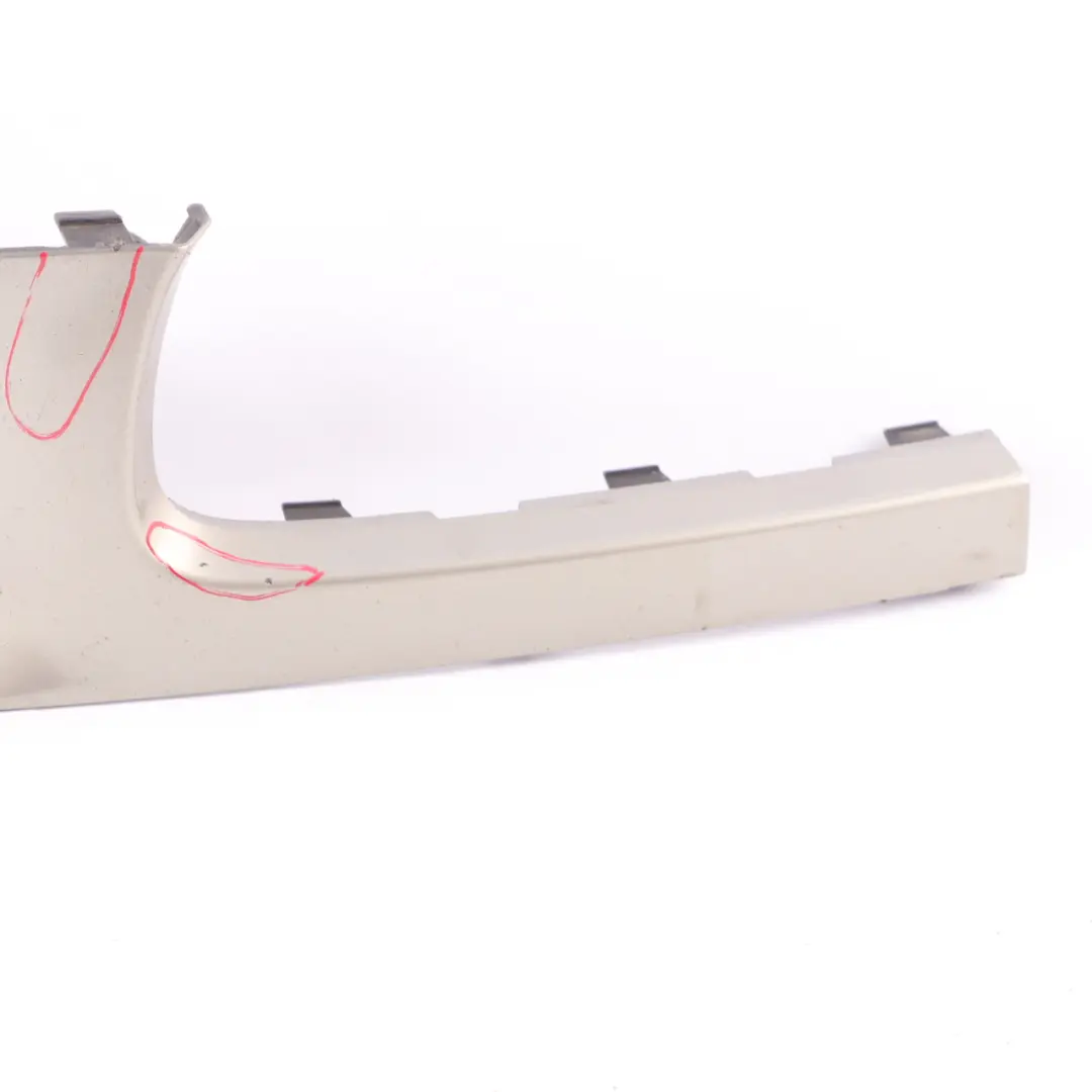 Front Bumper Left N/S Trim Panel Sparkling Silver 2751563 to Mini Cooper S R55 R56 with Part number 0430245 Mini Cooper S R55 R56 Front Bumper Left N/S Trim Panel Sparkling Silver 2751563 - SKU 0430245-SS - Part number 0430245