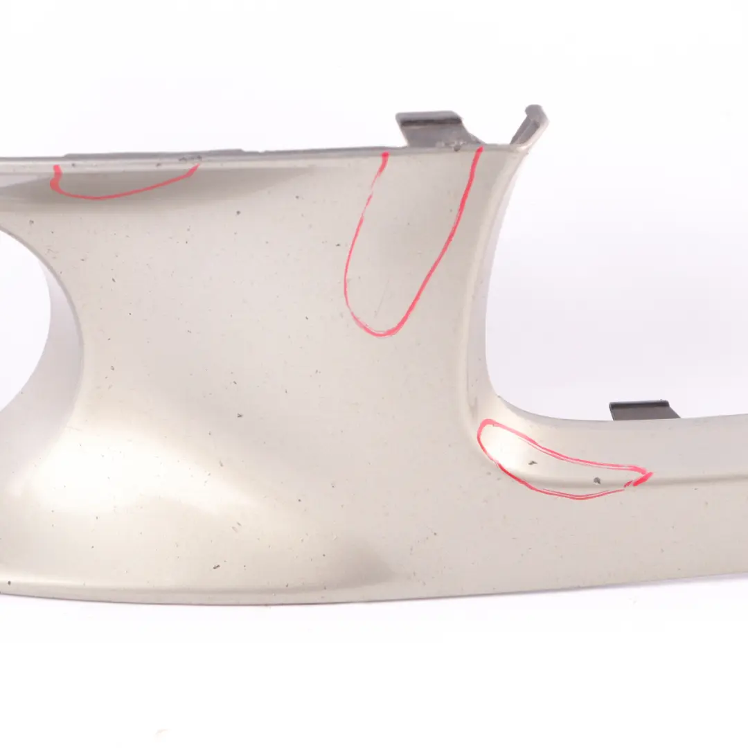 Mini Cooper S R55 R56 Blende Links FrontstoĂźstange Sparkling Silver Silber - SKU 0430245-SS - Teilenummer 0430245