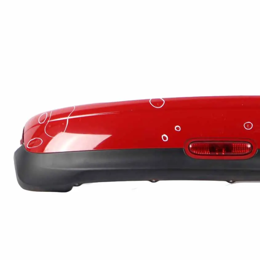 Mini R56 R57 Bumper Rear Trim Panel Covering Chili Red - 851 - SKU 0430247-CHRED - Part number 0430247