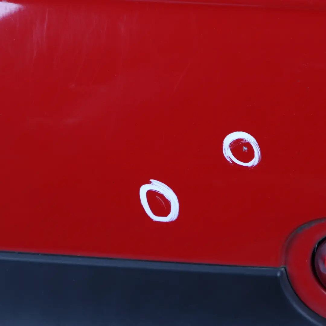 Bumper Rear Trim Panel Covering Chili Red - 851 to Mini R56 R57 with Part number 0430247 Mini R56 R57 Bumper Rear Trim Panel Covering Chili Red - 851 - SKU 0430247-CHRED - Part number 0430247