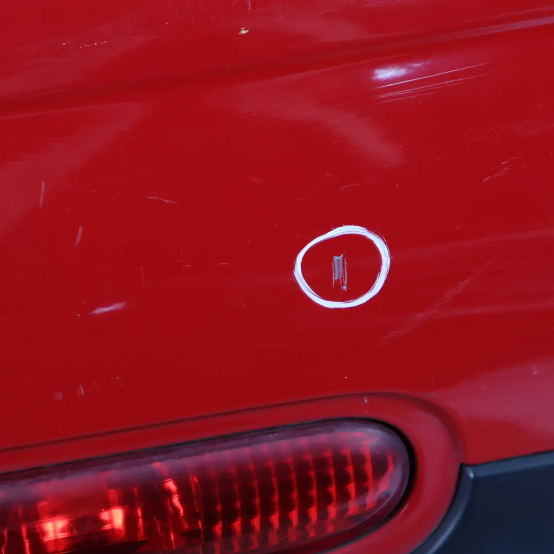 Bumper Rear Trim Panel Covering Chili Red - 851 to Mini R56 R57 with Part number 0430247 Mini R56 R57 Bumper Rear Trim Panel Covering Chili Red - 851 - SKU 0430247-CHRED - Part number 0430247