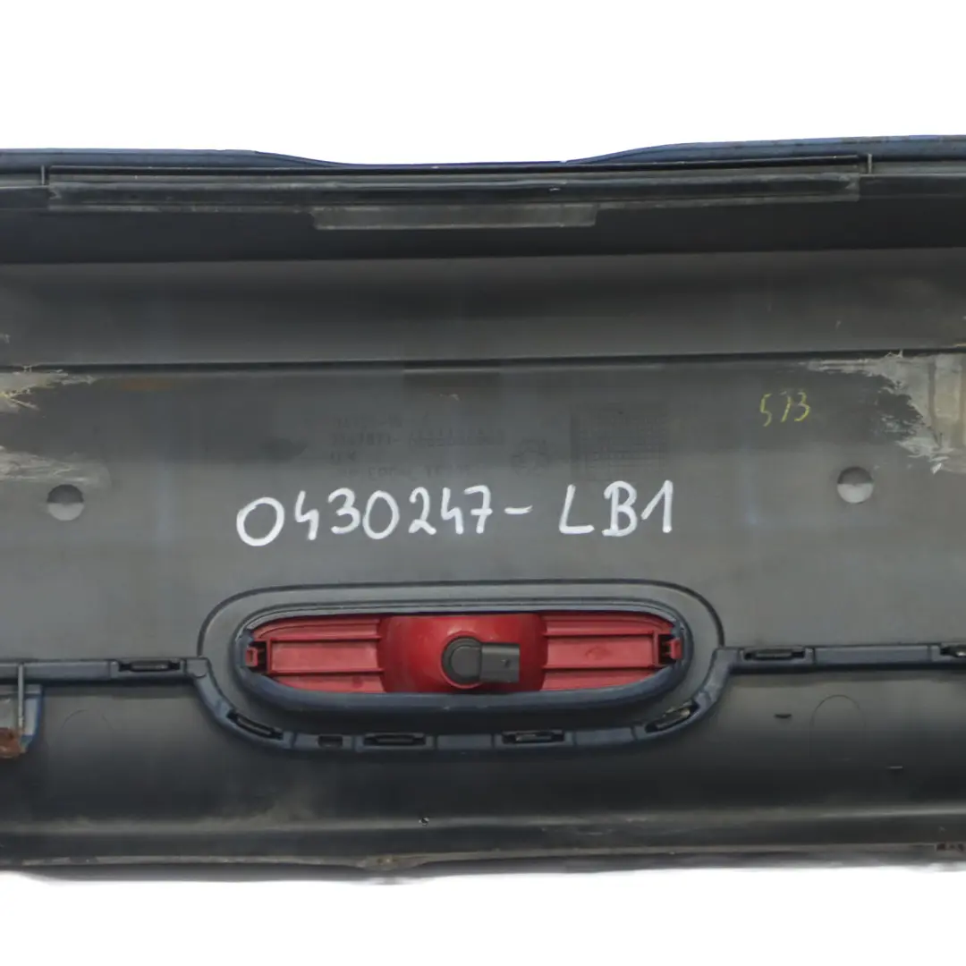 Bumper Rear Trim Panel Covering Lightning Blue Metallic - A63 to Mini R56 R57 with Part number 0430247 Mini R56 R57 Bumper Rear Trim Panel Covering Lightning Blue Metallic - A63 - SKU 0430247-LB1 - Part number 0430247