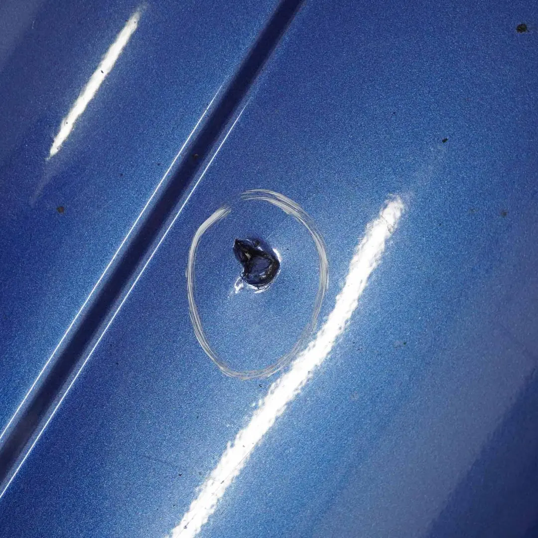 Mini R56 R57 Bumper Rear Trim Panel Covering Lightning Blue Metallic - A63 - SKU 0430247-LB - Part number 0430247